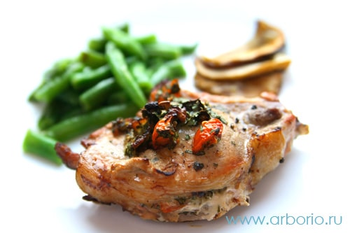 pork_chop_with_cheese Свиная котлета с начинкой.