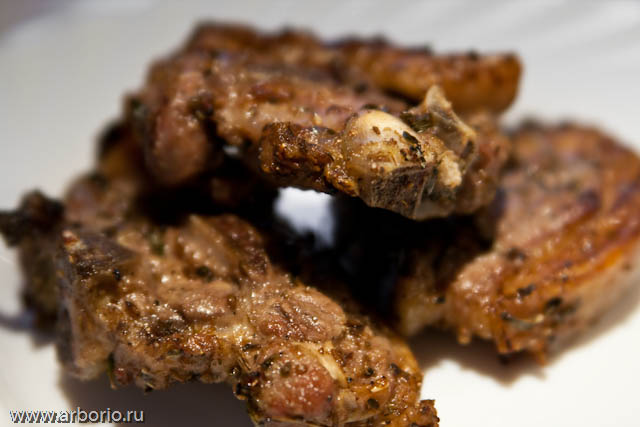 lamb shashlik Шашлык из баранины.
