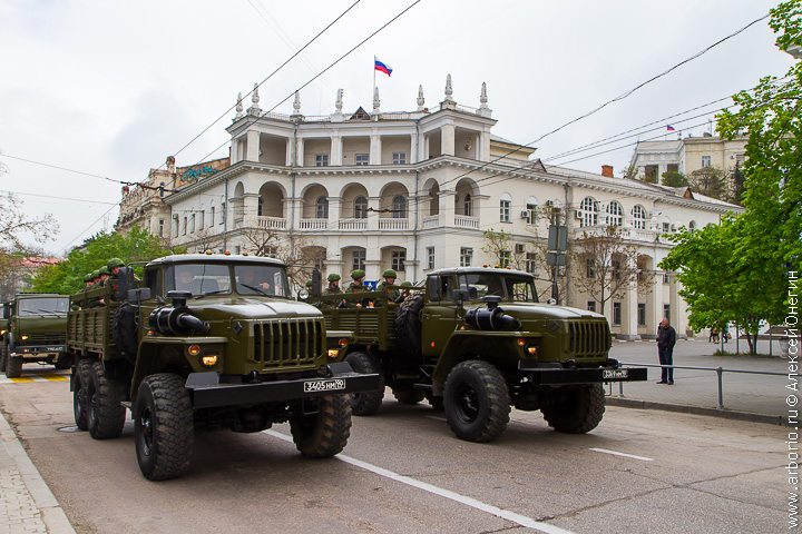 Репетиция парада Победы - Севастополь, Россия фото